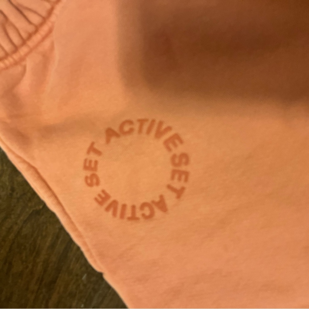 SET Active Women's orange sweat Shorts - Picture 2 of 4